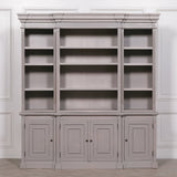 Distressed Bookcase Display Cabinet