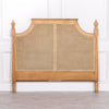 French Rattan Headboard 5Ft King Size