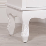 French White Display Cabinet