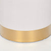 Grey Round Stool