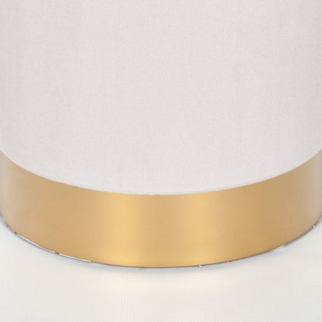 Grey Round Stool