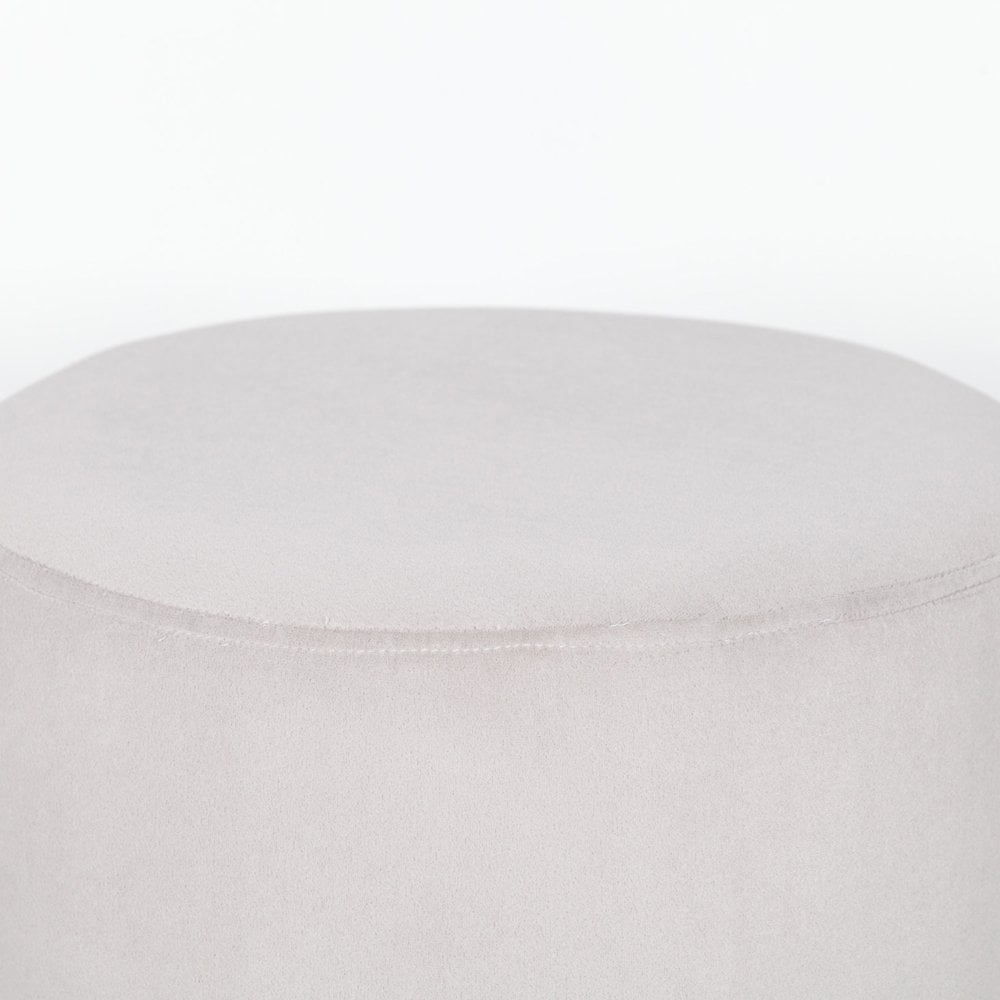 Grey Round Stool