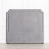 Grey Velvet 5Ft King Size Headboard