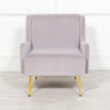 Grey Velvet Sofa Chair