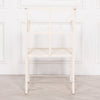 Iron Frame Off White / Cream Distressed Garden Dining Chair