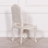 Off White Rattan Dining / Bedroom Chair