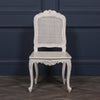 Off White Rattan Dining / Bedroom Chair