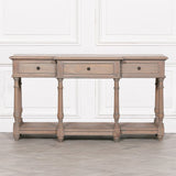 Rustic Wooden Breakfront Console