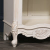 White Carved Bookcase