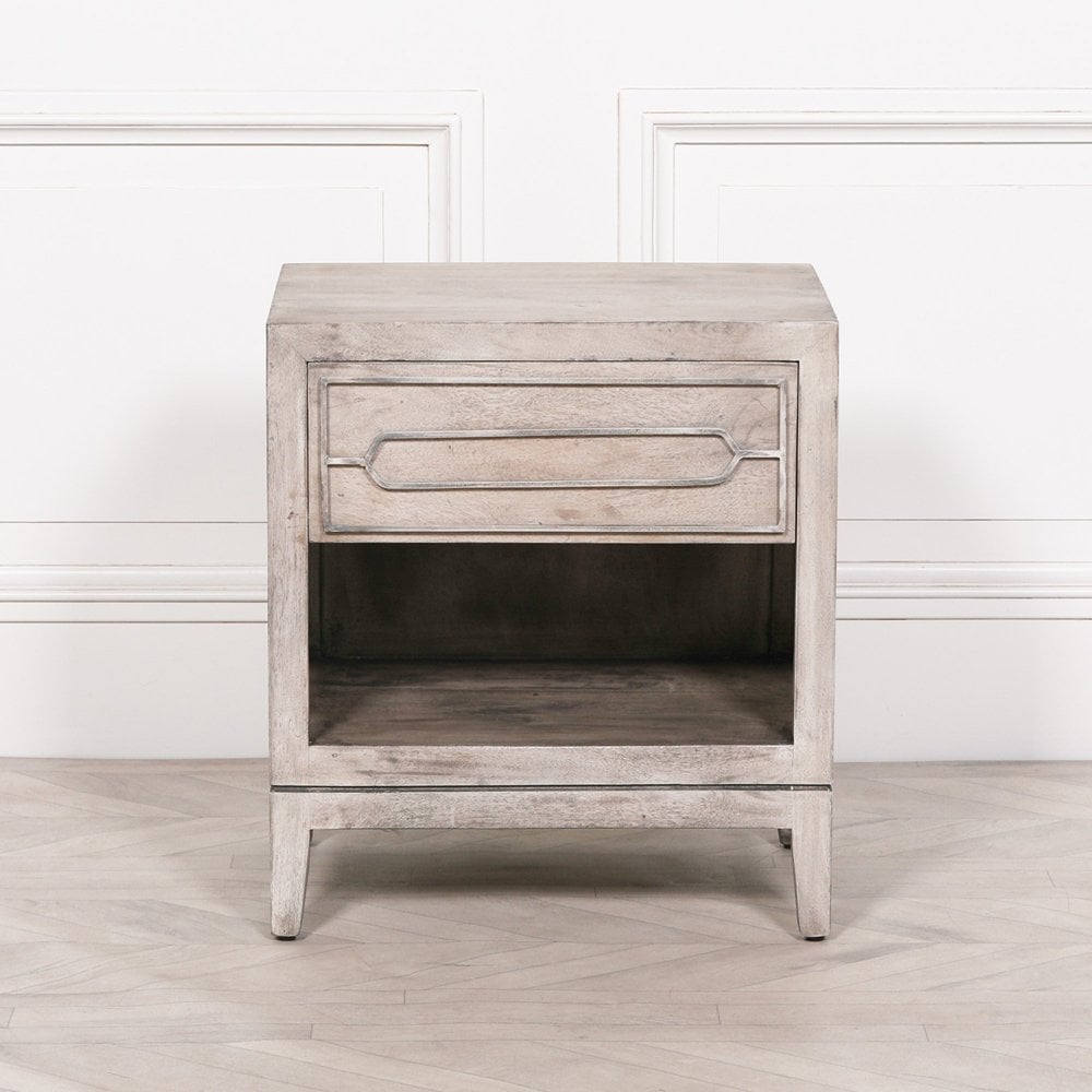 Wooden Bedside With Drawer