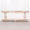 Wooden Console Table With Drawers