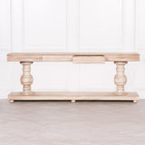 Wooden Console Table With Drawers