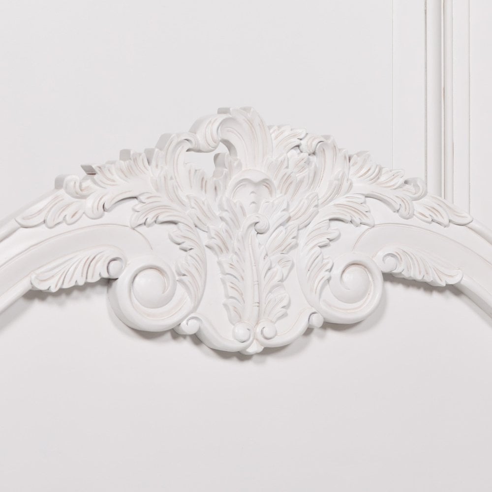 French Carved Rose Cherub Bed