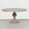 Rustic Wooden Round Dining Table