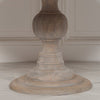 Rustic Wooden Round Dining Table