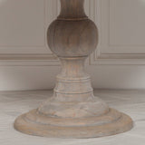 Rustic Wooden Round Dining Table
