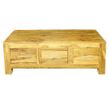 Cube Mango 3 Drawer Coffee table