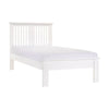 Hanna Slatted Bed - White