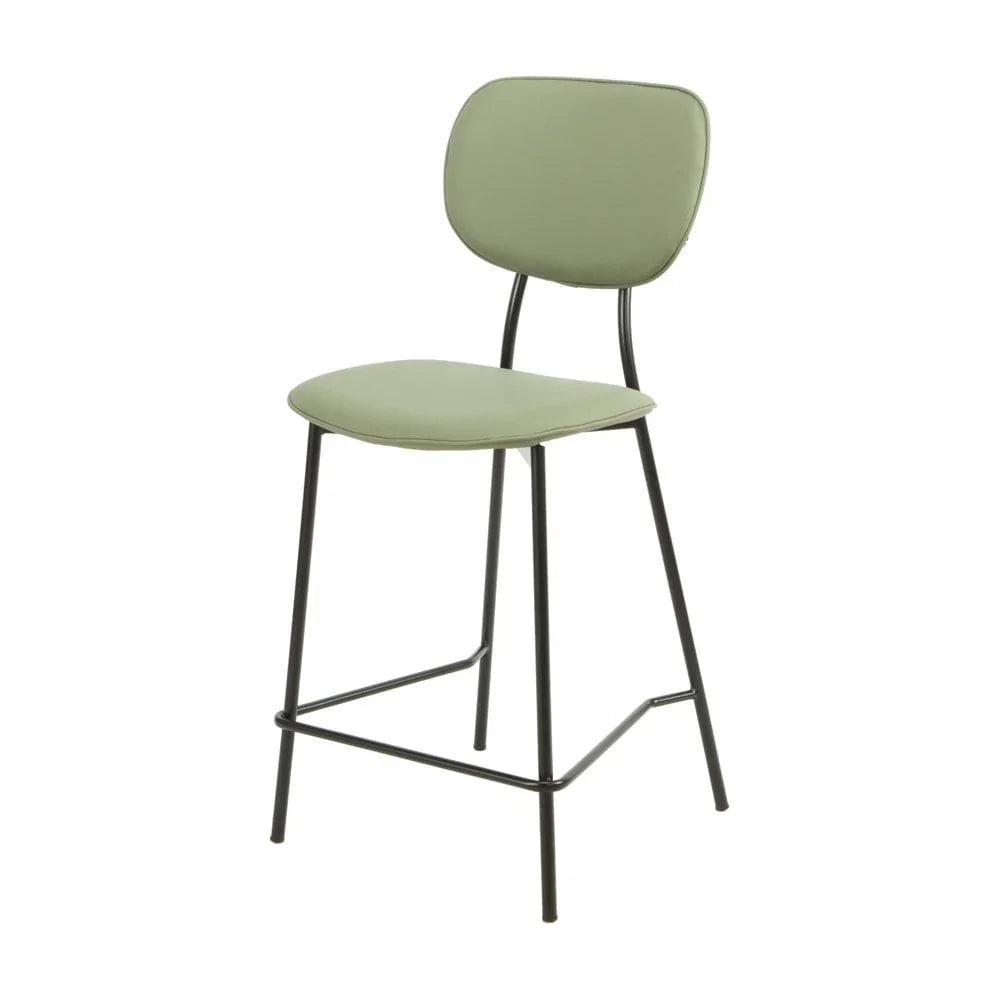 Capri Bar Stool Sage Green Seat Height 650mm