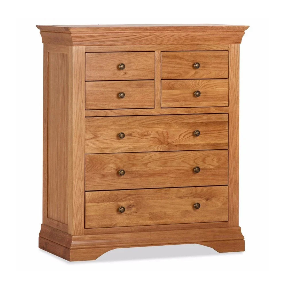 Buy wooden chest of drawers online, solid oak dresser, bedroom storage furniture