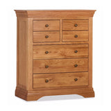 Delta Oak 3+4 Drawer Chest