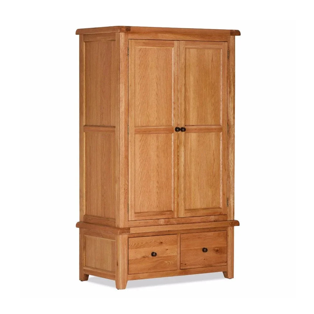 Oscar Double Wardrobe With Drawers