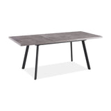 Fredrik Extension Table 1.4/1.9 Grey Marble