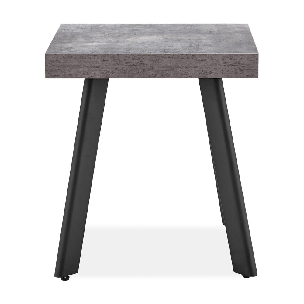 Fredrik Lamp Table - Grey Marble