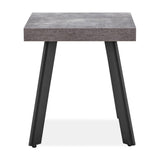 Fredrik Lamp Table - Grey Marble