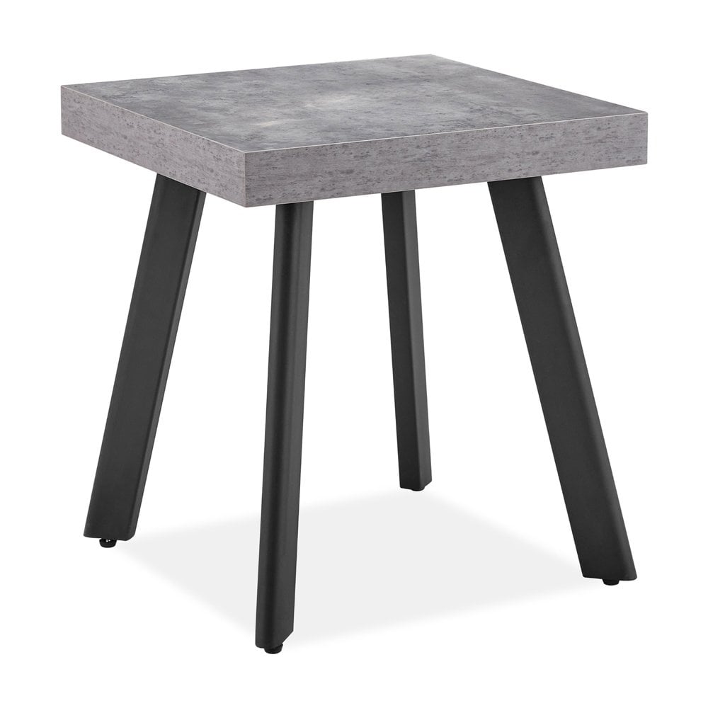 Fredrik Lamp Table - Grey Marble