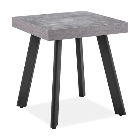 Fredrik Lamp Table - Grey Marble