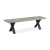 Fredrik Grey Marble Bench