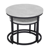 Munich Round Nest of Tables - Marble