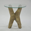 Canyon Lamp Table Grey Oak