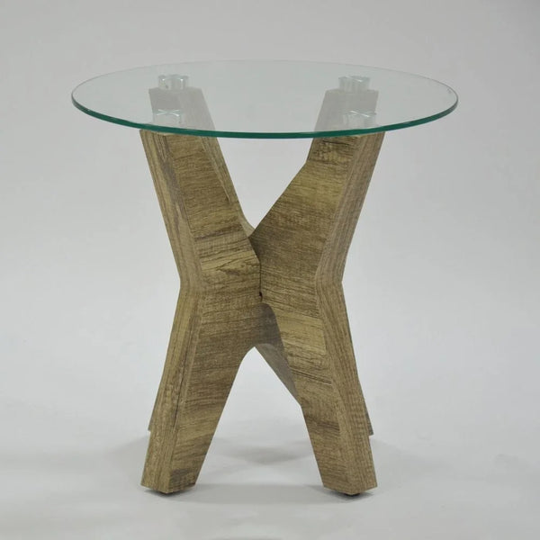Canyon Lamp Table Grey Oak