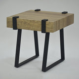 George Lamp Table Grey Oak
