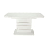 Modena White Extension Table