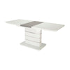 Modena White Extension Table
