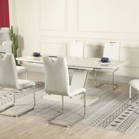 Vicenza Extension Table Light Grey