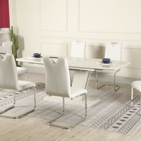 Vicenza Extension Table Light Grey
