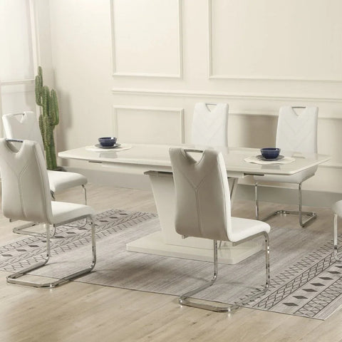 Vicenza Extension Table Light Grey