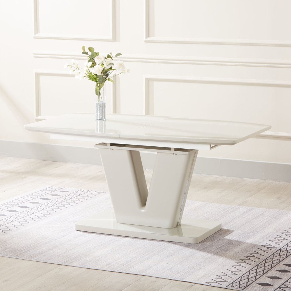 Vicenza Extension Table Light Grey