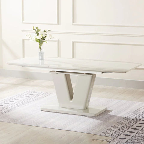 Vicenza Extension Table Light Grey