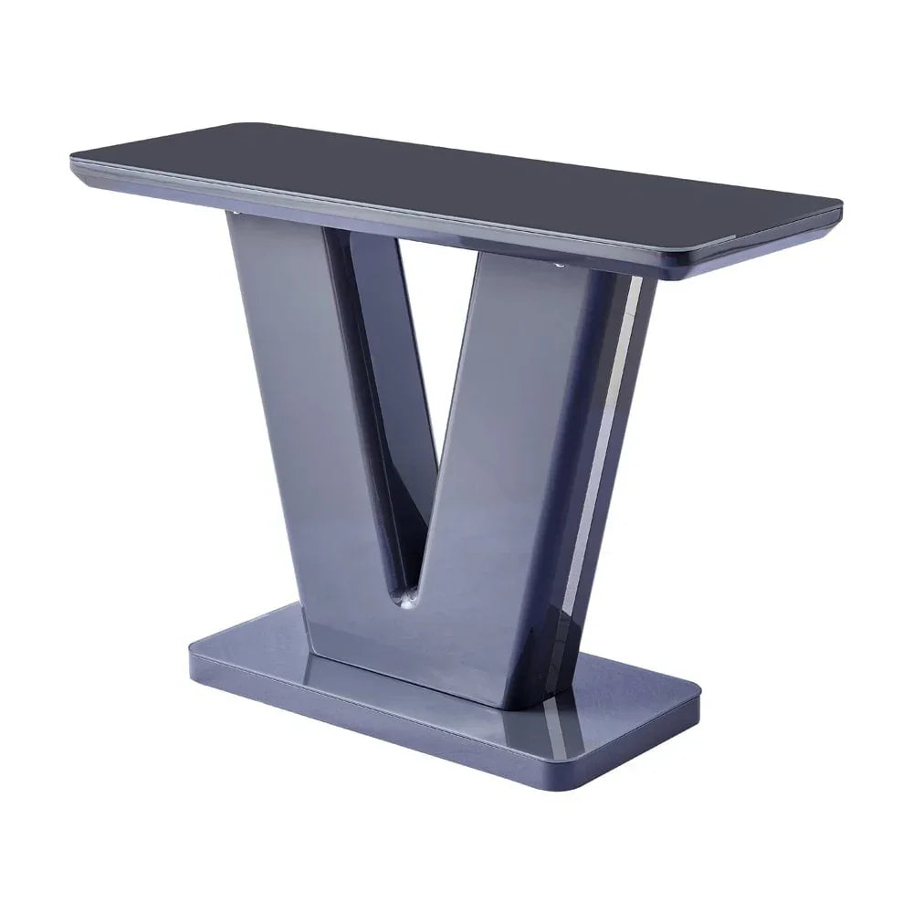 Vicenza Console Table Dark Grey