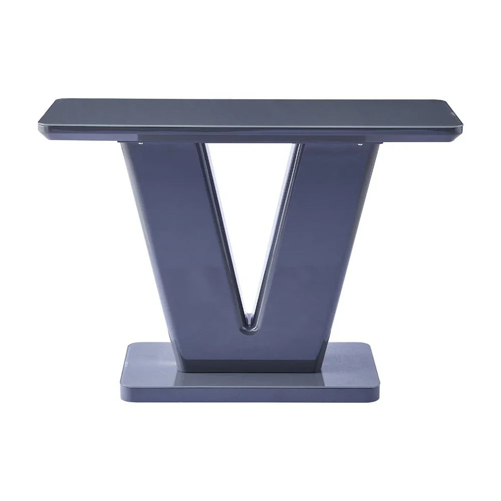 Vicenza Console Table Dark Grey
