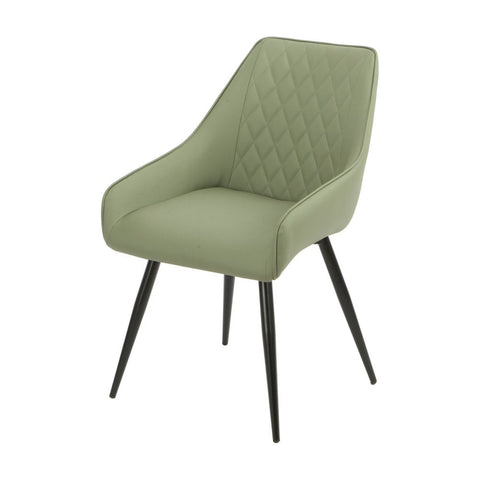 Gabriel Dining Chair Sage Green Swivel