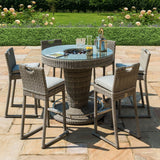 Oxford 6 Seat Round Bar Set with Ice Bucket