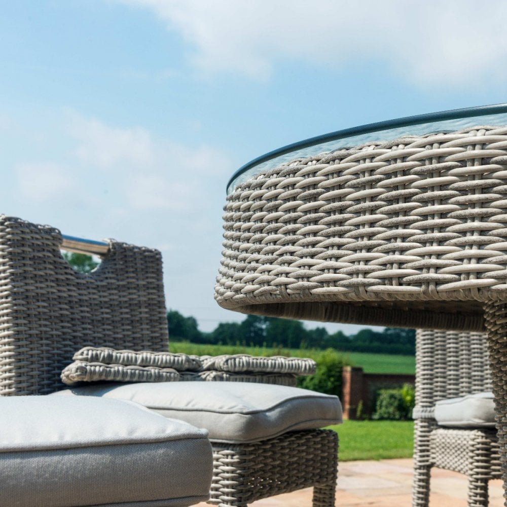 Oxford 6 Seat Round Bar Set with Ice Bucket