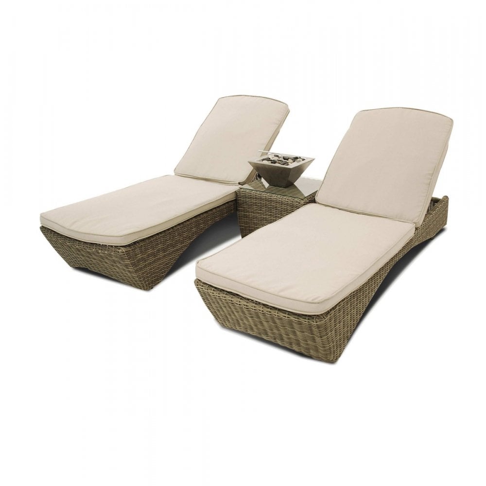 Winchester 3pc Sunlounger Set