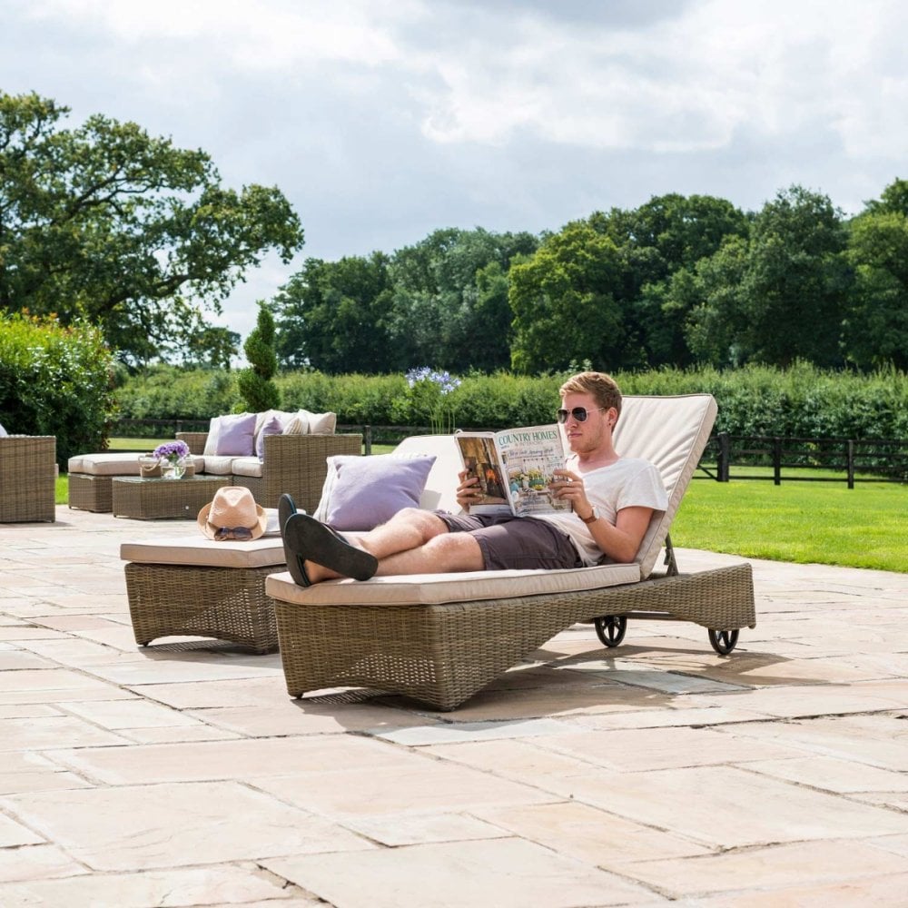 Winchester 3pc Sunlounger Set